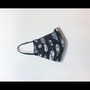 Feather Print Face Mask